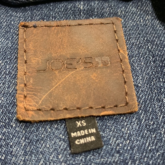 JOE’S Denim Jean Women’s jacket Sz XS - Picture 10 of 11